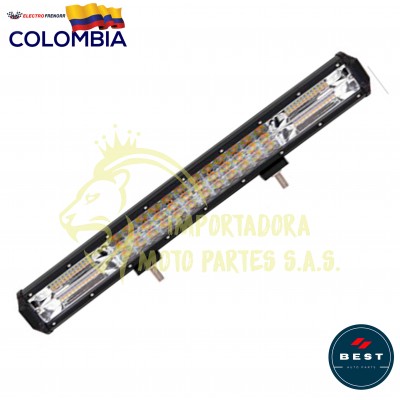 BARRA LED 52 PULGADAS FIJA CON SOPORTE COLOR BLANCO BEST