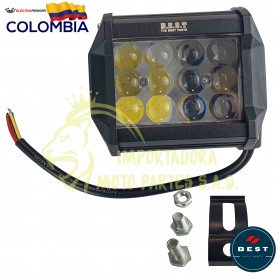 EXPLORADORA LED FIJA + FLASH COLOR BLANCO - BLANNCO 9-36V