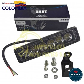 EXPLORADORA LED  LINEAL BLANCA FIJA FLASH 1800LM 9-36V