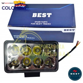 EXPLORADORA FIJA ALTA Y BAJAS COLOR BLANCO  24W 2400LM 9-36V