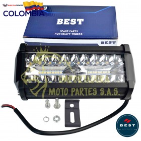 EXPLORADORA 40 LED FIJA FLASH BLANCA AMBAR  10800LM 9-36V