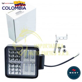 EXPLORADORA LED FIJO + FLASH COLOR BLANCO -AMBAR 9-36V BEST