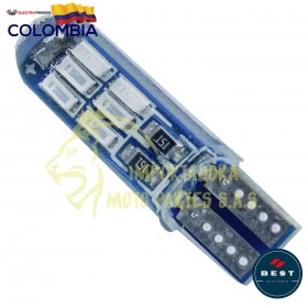 BOMBILLO LED COCUYO FIJA COLOR AZUL 12V CON 150LM BEST