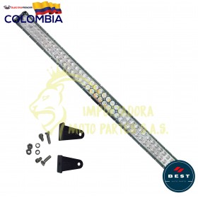 BARRA LED 105 CM  BLANCA AMBAR  FIJA -FLASH 9-36 VOLT