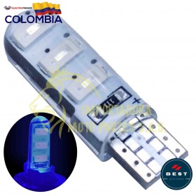 BOMBILLO LED COCUYO FIJA COLOR AZUL 12V BEST