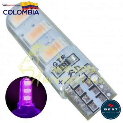 BOMBILLO LED COCUYO FIJA COLOR FUCSIA 12V BEST