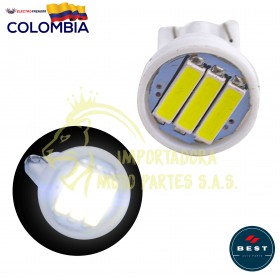 BOMBILLO LED DE TABLERO COLOR BLANCO 12V BEST