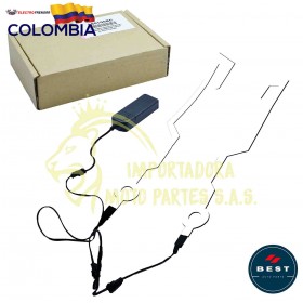 LUCES PARA CASCO DE MOTO - DISEÑO CUADRADO COLOR BLANCO BEST