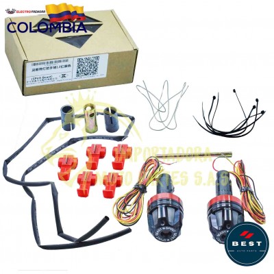 PESAS CON LUZ LED DIRECCIONALES PARA MANUBRIO DE MOTO BEST