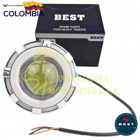 PROYECTOR LUZ LED CON OJO DE ANGEL Y OJO DE DIABLO COLOR BLANCO ROJO BEST