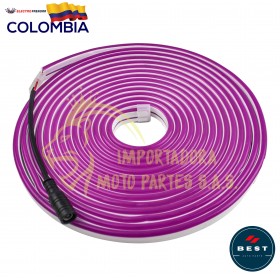 CINTA NEON MORADO FIJA 4000LM 12V BEST