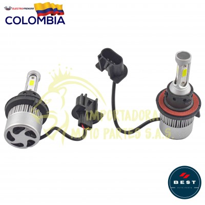 BOMBILLO S2 H13 LED LM 8.000 X2 12-24 VOLT