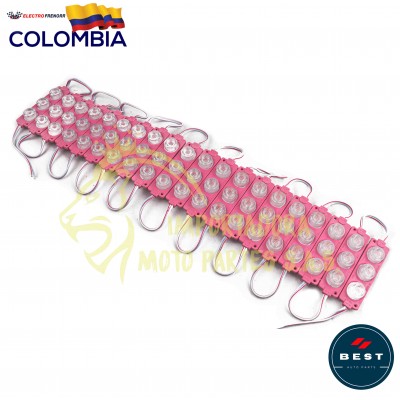 MODULO O CAPSULA 3 LED FUCSIA 24V