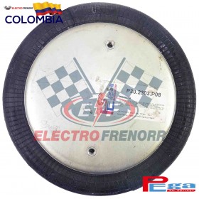 BOMBONA EJE RETRACTIL TRAILER TIPO HAMBUERGUESA PEGA