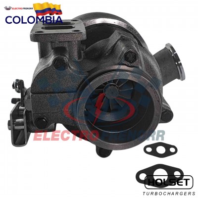TURBO CHARGER PARA MOTOR QSL HX40W BASE CUADRADA HOLSET