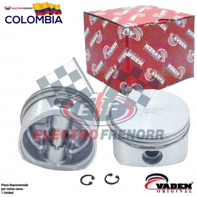 PISTON Y ANILLOS COMPRESOR 82MM EN 10 VADEN