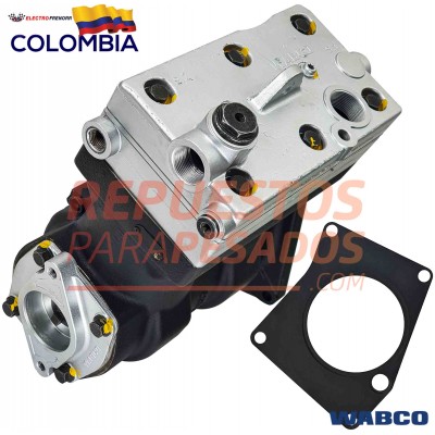 COMPRESOR DE AIRE BICILINDRICO REMANOFACTURADO  WABCO