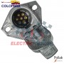 SWITCH LUCES 7 VIAS TRAILER CON TAPA HEMBRA ENCHUFE PLUGS CERRADOS POLLAK