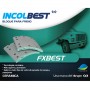 JUEGO BANDAS DE FRENO 20101 (XD) FORMULACION FXBEST INCOLBEST