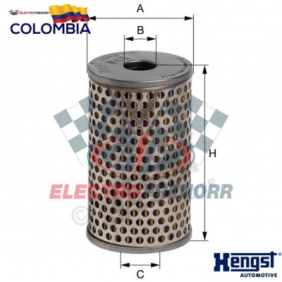 FILTRO ACEITE HIDRAULICO  VOLVO B12M 349619 HENGST