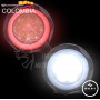 EXPLORADORA LED OJO DE ANGEL CIRCULAR FIJA + FLASH COLOR BLANCO- ROJO  9-36V BEST