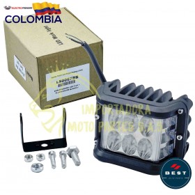 EXPLORADORA LED FIJA + FLASH COLOR ROJO - AZUL 9-36V BEST