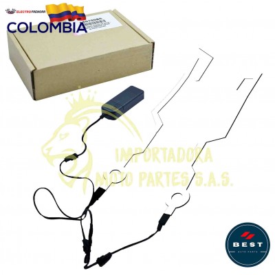 LUCES PARA CASCO DE MOTO - DISEÑO CUADRADO COLOR BLANCO BEST