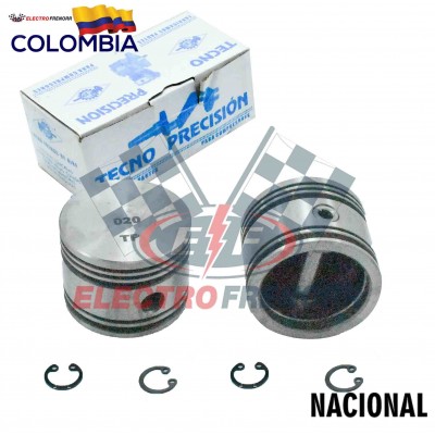 JUEGO DE PISTONES TUFLO 400 EN 020 NACIONAL