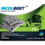 JUEGO BLOQUES DE FRENO 9351 (D) FORMULACION FX INCOLBEST
