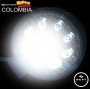 EXPLORADORA LED OJO DE ANGEL REDONDA FIJA FLASH  COLOR AZUL 9-36V BEST