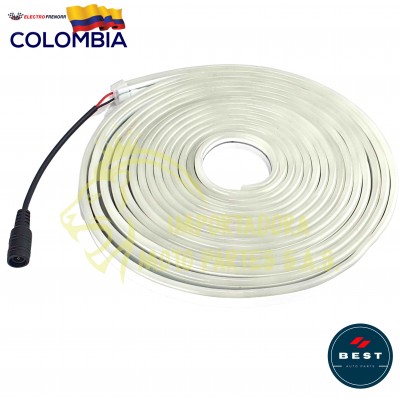 CINTA NEON BLANCA FIJA 4000LM 12V