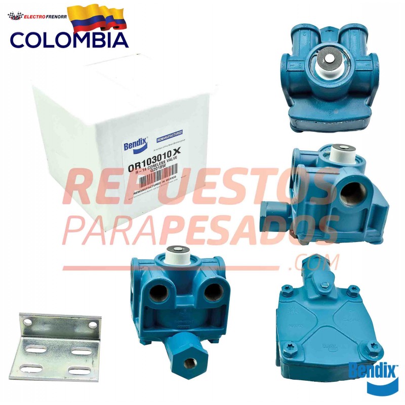 VALVULA RELAY R14 REMANOFACTURADA BENDIX