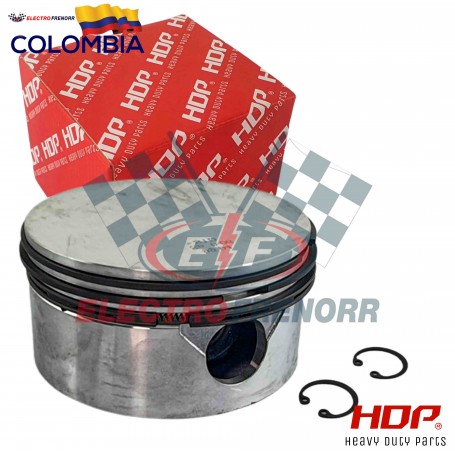 PISTON 100MM Y ANILLOS (+250+250+400) MERCEDES BENZ ACTROS 3335 EN STD HDP Pistones y Anillos 03