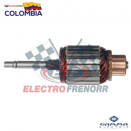 INDUCIDO 12V MAZDA 323 COLECTOR HUECO HYUNDAI ACCENT RENAULT4-6-9-12 TIPO MITS GAMMA Partes de Arranques