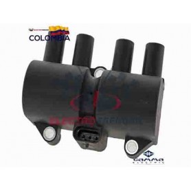 BOBINA IGNICION CHEV AVEO SPARK 7 24 DAEW MATIZ NUBIRA 3PINES C1480 12V GAMMA
