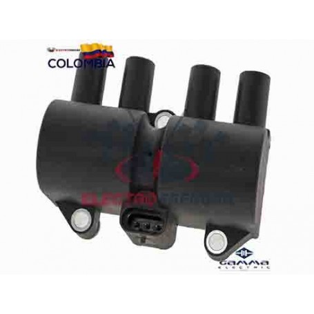 BOBINA IGNICION CHEV AVEO SPARK 7 24 DAEW MATIZ NUBIRA 3PINES C1480 12V GAMMA Bobinas de Encendido