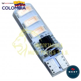 BOMBILLO LED COCUYO CON FLASH COLOR FUCSIA 12V BEST