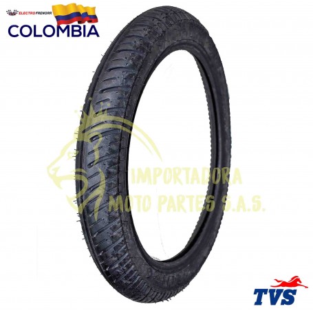 LLANTA TVS 300-18 ATT250R 6PR TT - TRASERA TVS Llantas de Motos