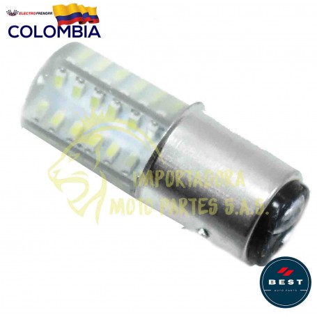 BOMBILLO DE FRENO FIJO COLOR BLANCO 12V BEST