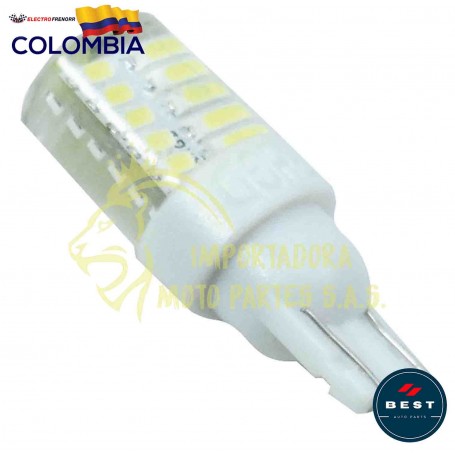 BOMBILLO LED COCUYO T10 COLOR BLANCO BEST Luces LED BEST