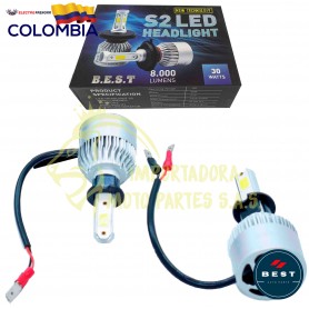BOMBILLO H3 LED X2 COLOR BLANCO 12-24V BEST