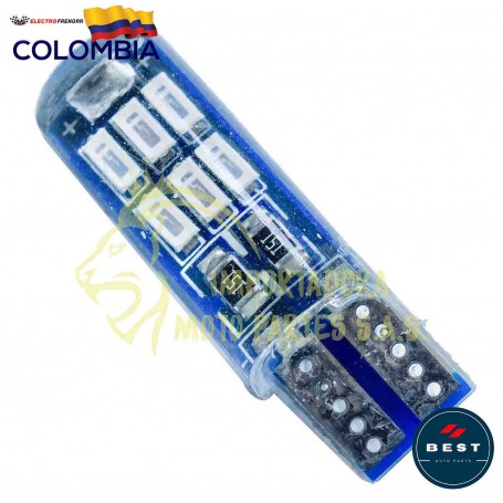BOMBILLO LED COCUYO FIJA COLOR VERDE 12V CON 150LM BEST Luces LED BEST