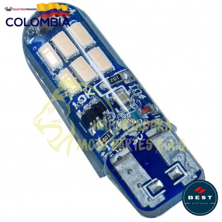 BOMBILLO LED COCUYO FIJA + FLASH COLOR FUCSIA 12V CON 150LM BEST Luces LED BEST